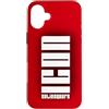 SOLiDSQUARE Smartphone Covers ICON | CUSTODIA COVER CASE IN POLICARBONATO ROSSA DEEP RED Custodia per iPhone 16 Plus