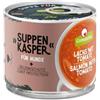 GranataPet Zuppa di salmone con pomodoro, zuppa per cani felici, spuntino con cozze verdi e minerali, cibo per cani senza cereali per una dieta adatta al genere, 140 g