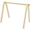 NOUKIE'S - Arco di risveglio in legno naturale - Facile da montare e trasportare - Stimola i sensi dalla nascita fino a 6 mesi - Ideale con tappeto o culla - Set attività venduto separatamente