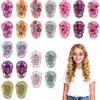 VQBKHO 24 Cerotti Oculari per Bambini, Benda Occhio Pigro Bambini Benda Adesiva Sull'Occhio con 12 Disegni Cartoni Copriocchi Traspiranti Bloccare la Luce per Ambliopia e Strabismo 5×7,5 cm