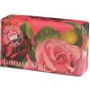The English Soap Company Saponetta Avvolta Royal Botanical Gardens Kew, Sapone al Burro di Karité alla Rosa, Saponetta Idratante per il Corpo, Profumo di Rosa Estiva 240g