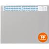 Durable Sottomano con calendario e copertina, PP, 65x48 cm, grigio, 722510 | Tappetino da scrivania con calendario da 4 anni e copertina trasparente rimovibile per appunti, antiscivolo, Made in Poland