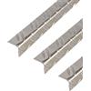 Alberts GAH-Alberts 497392 468842 - Profilo angolare, in alluminio lucido, 1000 x 23,5 x 23,5 mm, set da 3