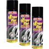 Ma-Fra, Extreme Black, Nero Gomme Spray Ultra Brillante con Effetto Bagnato a Lunga Durata, Previene Screpolature, Resistente a Pioggia e Lavaggi Frequenti, Dona Effetto Supersportivo, Formato 500ml