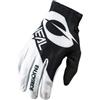 O'NEAL | Guanti Bike & Motocross | MX MTB DH FR Downhill Freeride | Materiali resistenti e flessibili, parte superiore della mano ventilata | Guanto Matrix | Adulti | Nero Bianco | Taglia S