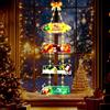 YISKY Luci Natale Esterno Batteria, con Timer, 8 Modalità, Luci Natale Finestra, LED Lu-ci di Nat-ale, Adatte per Finestre, Alberi di Nat-ale, Giardini