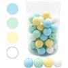Oulitigy Perline In Silicone Fai Da Te Perline Blu In Silicone 12mm 50pc Accessori Per La Creazione Di Gioielli