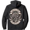 VIKINGS RISE-SON OF ODIN- Vikings Norse Odin Thor Hammer Felpa con Cappuccio