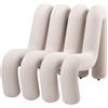 Moustache - Divano modulabile Extra Bold Sofa - Bianco - Schiuma ad alta resilienza - Designer Big Game
