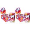 Chupa Chups Crazy Dips, Lollipop, Gusto Fragola, Confezione da 48 Bustine con Lecca Lecca, Lollipop con Polvere Effervescente e Scoppiettante