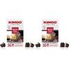 Kimbo, Macinato Fresco, 30 Capsule Caffè in Alluminio Compatibili Nespresso®* Original®*, Miscela Forte e Corposa, Intensità 11/13, Tostatura Scura, 1 Pack da 30 Capsule (Confezione da 2)