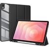 DUX DUCIS Custodia antiurto per Samsung Galaxy Tab S11 Tablet triplo da 11 pollici Custodia protettiva trasparente per tutto il corpo Spegnimento/riattivazione automatica