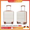 KONO Custodia rigida in ABS leggero KONO da 16 pollici | bagaglio a mano con serratura a combinazione 45x35x20 cm-Adatto per valigia Ryanair e easyJet
