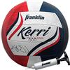 Franklin Sports Kerri Walsh USA Beach Volleyball - Copertina morbida da spiaggia + pallavolo all'aperto - rosso, bianco + blu - pompa + ago