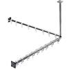 Emco 358700120 Set Tenda da Doccia Sistema 2 800 mm con 16 Tenda Anelli, Cromato