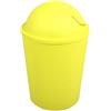 MSV - Pattumiera AKO con coperchio a ribalta - Capacità 5,5 l - Design compatto e pratico - Ideale per bagno o cucina - Colore pistacchio - Funzionamento semplice