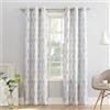No. 918 Mikko - Tenda a pannello semitrasparente con stampa a foglie, 101,6 x 160 cm, colore: Bianco