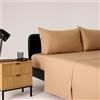 Bassetti Completo Letto Matrimoniale, Corda, 100% Cotone, 240X280 cm, Set Lenzuola, Parure, Lavabile In Lavatrice, Lenzuolo Sopra, Lenzuolo Sotto Con Angoli, 2 Federe