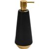 Spirella - Dispenser di Sapone Joshua in Grès 650 ML - Elegante e Pratico per il Tuo Bagno - Facile da Riempire e Usare - Perfetto per Uso Quotidiano - Oro Mat