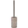 Spirella Scopino per WC Supporto in Porcellana a Rilievo Beige