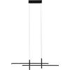 Eglo lampada a sospensione LED Trepiliano, illuminazione da tavolo, luce | da soffitto nera in metallo, luce calda, 2500 lumen