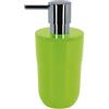 Spirella, Elegante e Pratico Dispenser di Sapone Liquido, Ideale per il Bagno o la Cucina, Capacità 300ml, Dimensioni 7,5 x 7,5 x 16,5 cm, Colore Verde