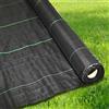 RAM ONLINE RAM® - Tessuto per pacciamatura, Resistente, 2 x 5 m, Tessuto pacciamante, Membrana stabilizzata ai Raggi UV, per Patio, Giardino, aiuole e paesaggi (2 m x 5 m)