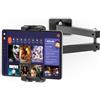Tendak Supporto da Parete per Tablet, Supporto Muro Tablet Lunghezza Estendibile è di 10-43 cm, in Lega di Alluminio, Porta Tablet da Muro per Tutti Smartphone e Tablet da 4,7-13,5 Pollici