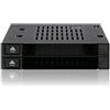 Icy Dock Rack Design estrae Hot Swap Diretto, Docking Station Interna, per 2 SSD o SATA/SAS HDD da 2,5 Senza Vassoio per Disco Rigido in Un alloggiamento da 3,5 - flexiDOCK MB522SP-B
