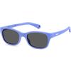 Polaroid Kids PLD K006/S 789 Lilac Sunglasses KID Rubber, Rectangular, 44