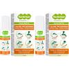BACTERISAN Dermo Roll On, lenisce le punture d'insetto, allevia il prurito e lenisce la pelle, effetto rinfrescante, adatto a bambini e adulti 15 Ml, trasparente