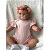 LFdolls Realistica Reborn Bambola 22 Pollici 55cm Bambole Reborn Morbido Silicone Vinile Corpo In Cotone Neonato Bambole Reborn Femmina Per Bambini Dai 3 Anni Baby Doll Natalizio