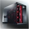 RAIJINTEK Case RAIJINTEK Paean Desktop Nero Trasparente