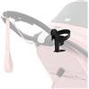 Cybex Porta bevande 2-in-1 per passeggino da jogging AVI, Portabottiglie e portacellulare, Nero