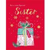 Piccadilly Greetings Biglietto di Natale per una sorella speciale, 20,3 x 15,2 cm