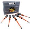 KLEIN TOOLS Super Rod 32268 ins VDE cacciaviti isolati, arancione, set da 5 pezzi