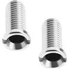 NIYATA 2 pezzi per lavello da cucina, vite cava, vite per lavello, vite per lavandino, vite per scolapasta in acciaio inox 304, vite filettata per rifiuti M12 × 25 mm per lavabo, tappo per accessori