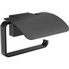 Emco Cue porta rotolo, 320013300, Cue nero [Accessori Bagno > Porta Rotolo]