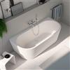 evineo ineo7 groove vasca da bagno a parete L: 170 La: 80 A: 58 cm, BE0743WM, ineo7 bianco opaco [Vasche da Bagno > Vasche da Bagno a Parete]