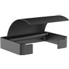 Emco Loft porta rotolo, 050000500, Loft nero cromato spazzolato [Accessori Bagno > Porta Rotolo]