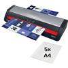 GBC 4410072EU plastificatrice Plastificatrice a caldo 800 mm/min Nero, Acciaio inox [4410072EU]