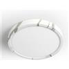 LVL Moderna lampada da soffitto a LED, piatta, rotonda, 18 W, 23 cm, in marmo, per soggiorno, camera da letto, cucina, corridoio, lampada da soffitto, balcone