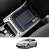 CDEFG Compatibile con VW Polo AW1 Taigo 2018-2024 2025 2026 Vano Portaoggetti da Bracciolo Scatola di Controllo Centrale Scatola di Organizer per Auto Polo AW Accessori (Blu)