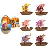 Mattel Disney Oceania 2 - Meraviglie dell'Esplorazione, set con mini bambola a sopresa dai personaggi, canoa e accessori inclusi, ispirato al film, giocattolo per bambini, 3+ anni, arancione JBT68