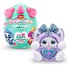 Rainbocorns Puppycorn Bow Surprise, Puppycorn Series 3, Rufus il Husky - Peluche da collezione - 5 strati di sorprese, Peel and Reveal Heart, adesivi, melma, età 3+ (usky)