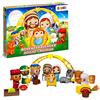 Craze, Calendario avvento Bambini, Calendario dell' avvento, Giocattoli per Bambini, 24 sorprese, Natale Decorazioni, presepe Accessori