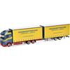 Herpa camion in miniatura Volvo FH GL XL 2020 autotreno jumbo telonato "Wolfgang Matthiessen", miniatura in scala 1:87, pezzo da collezione, Made in Germany, plastica