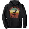 Regalo Kitesurfing & Kiteboarding Kiteboard & Kitesurf Retro Vintage Kiter Born To Kite Felpa con Cappuccio