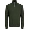 JACK & JONES Jjeemil Knit Half Zip Noos Jnr Uomo, Borsone, 14 Anni