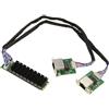 KALEA-INFORMATIQUE Scheda controller di rete M2 PCIe M Key 2.5 Dual Gigabit RJ45 LAN ETHERNET 10 100 1000 1G 2.5G con chipset Intel I226